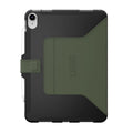 UAG Scout Apple iPad (11") 11th Gen (A16) / iPad 10th Gen (10.9") Folio Rugged Case (Black/Olive) - DROP+ Military Standard, 1 Year Warranty - Image 1