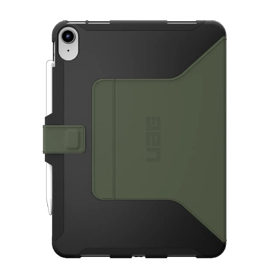 UAG Scout Apple iPad (11") 11th Gen (A16) / iPad 10th Gen (10.9") Folio Rugged Case (Black/Olive) - DROP+ Military Standard, 1 Year Warranty