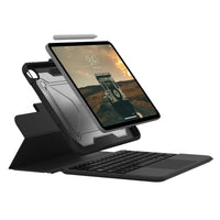 UAG Apple iPad (11") 11th Gen (A16) / iPad 10th Gen (10.9") Bluetooth Keyboard with Trackpad & Backlit Keys Rugged Case - Black/Ash, 1 Year Warranty - Image 5