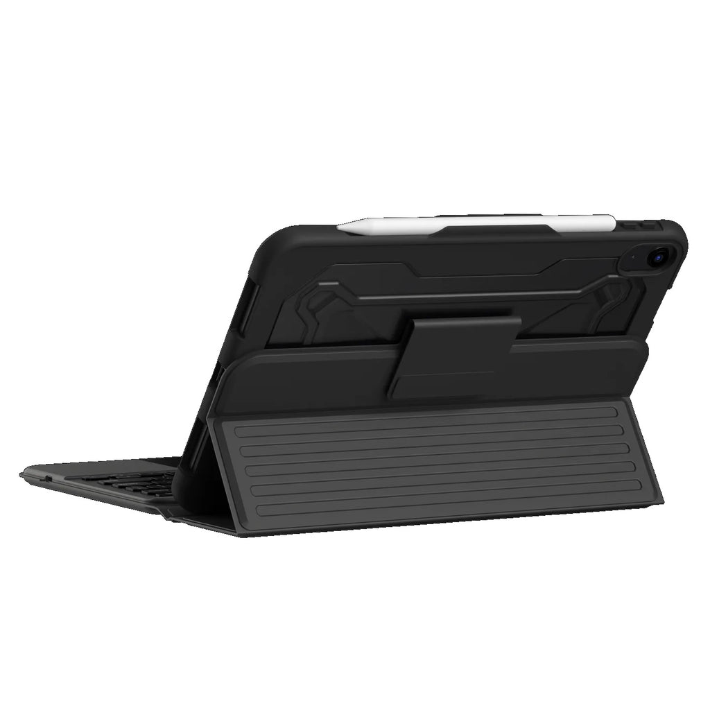 UAG Apple iPad (11") 11th Gen (A16) / iPad 10th Gen (10.9") Bluetooth Keyboard with Trackpad & Backlit Keys Rugged Case - Black/Ash, 1 Year Warranty - Image 2