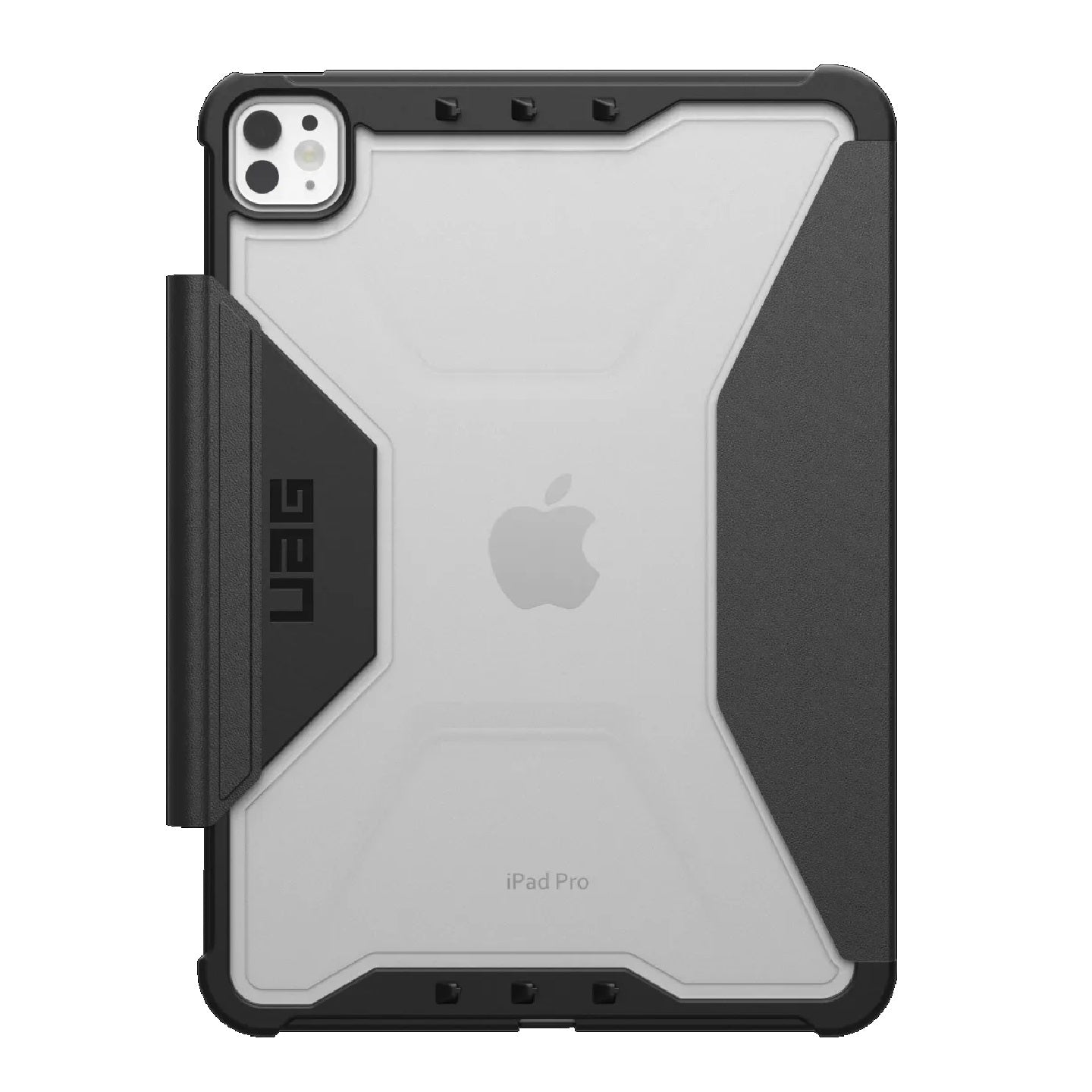 UAG Plyo Apple iPad Pro (11") (M5/M4) (8th/7th Gen) Folio Rugged Case - Black/Ice (124477114043), DROP+ Military Standard, 10 Years Warranty - Image 1