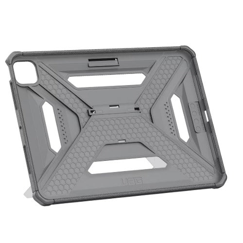 UAG Scout Plus Apple iPad Pro (11") (5th Gen) Case - Ash (124491113131), Slim, Soft-Touch, Built-in kickstand, Pencil Holder, 1 Year Warranty - Image 2