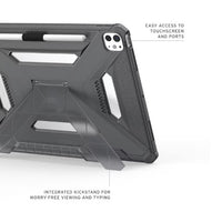 UAG Scout Plus Apple iPad Pro (11") (7th Gen) Case - Ash (840283925078), Slim, Soft-Touch, Built-in kickstand, Pencil Holder, 1 Year Warranty - Image 4