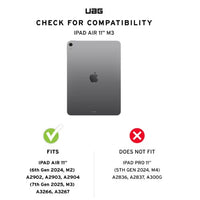 UAG Scout Plus Apple iPad Air (11") (7th Gen/6th Gen) Case - Black(124493114040), Slim, Soft-Touch, Built-in kickstand,Pencil Holder,1 Year Warranty - Image 3