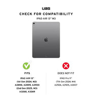 UAG Scout Plus Apple iPad Air (13") (2nd Gen/1st Gen) Case - Ash (124494113131), Slim, Soft-Touch, Built-in kickstand, Pencil Holder,1 Year Warranty - Image 3