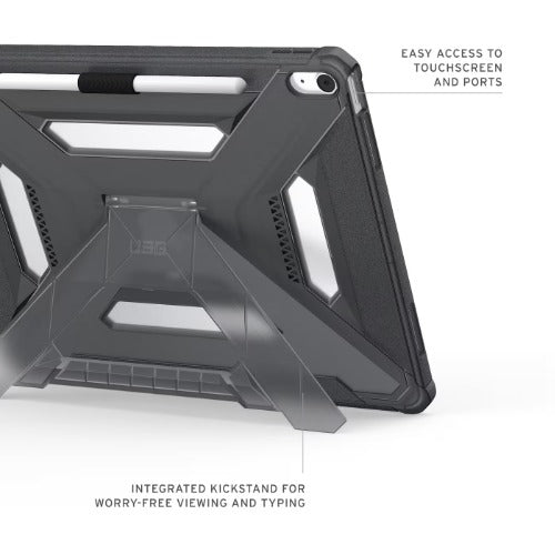 UAG Scout Plus Apple iPad Air (13") (2nd Gen/1st Gen) Case - Black(124494114040), Slim, Soft-Touch, Built-in kickstand,Pencil Holder,1 Year Warranty - Image 4