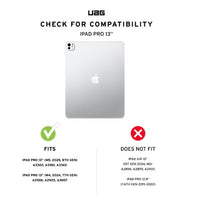 UAG Plyo LT Apple iPad Pro (13") (7th Gen) Folio Case - Ice/Black (124500114043), Precise-fit, Built-in kickstand, Pencil Holder, 10 Years Warranty - Image 3