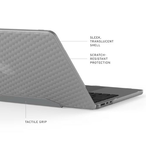 UAG Essential Armor Apple MacBook Air (13") (M5/M4/M3/M2) (5th/4th/3rd/2nd Gen) Case - Ice (134009114343), Sleek, Lightweight, 1 Year Warranty - Image 3