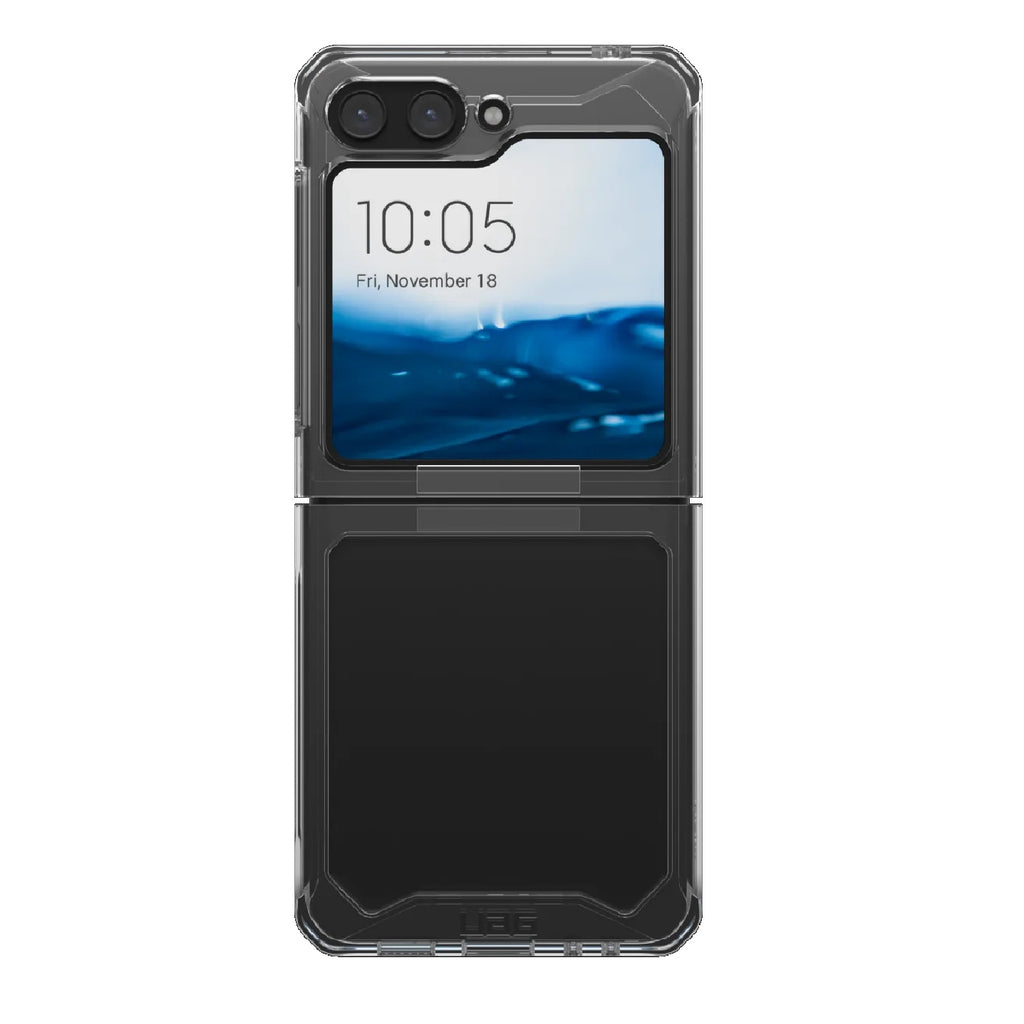 UAG Plyo Samsung Galaxy Z Flip5 5G (6.7") Rugged Case - Ice (214357114343), DROP+ Military Standard, Raised Screen Surround, 10 Years Warranty - Image 2