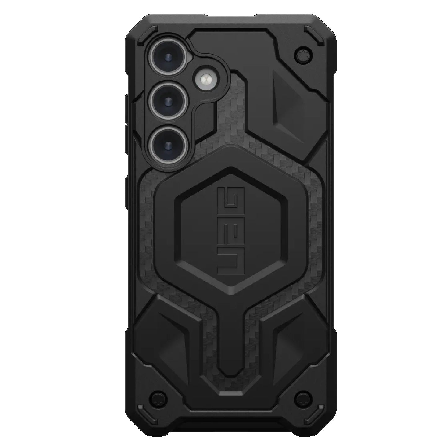 UAG Monarch Pro Magnetic Samsung Galaxy S24 5G (6.2") Rugged Case - Carbon Fiber (214412114242), 25ft. Drop Protection (7.6M), 10 Years Warranty - Image 1