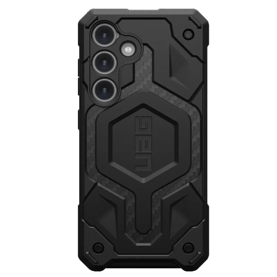 UAG Monarch Pro Magnetic Samsung Galaxy S24 5G (6.2") Rugged Case - Carbon Fiber (214412114242), 25ft. Drop Protection (7.6M), 10 Years Warranty