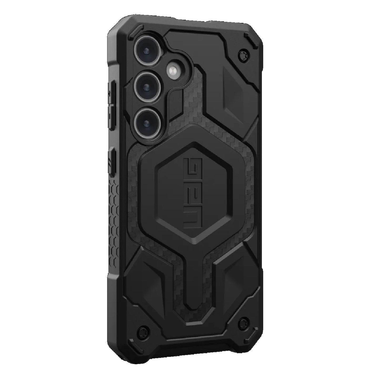 UAG Monarch Pro Magnetic Samsung Galaxy S24 5G (6.2") Rugged Case - Carbon Fiber (214412114242), 25ft. Drop Protection (7.6M), 10 Years Warranty - Image 3
