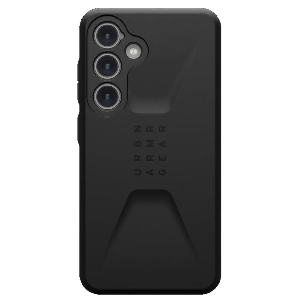 UAG Civilian Samsung Galaxy S24 5G (6.2") Rugged Case - Black (214437114040), 20ft. Drop Protection (6M), Raised Screen Surround,10 Years Warranty - Image 1