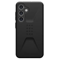 UAG Civilian Samsung Galaxy S24 5G (6.2") Rugged Case - Black (214437114040), 20ft. Drop Protection (6M), Raised Screen Surround,10 Years Warranty - Image 1