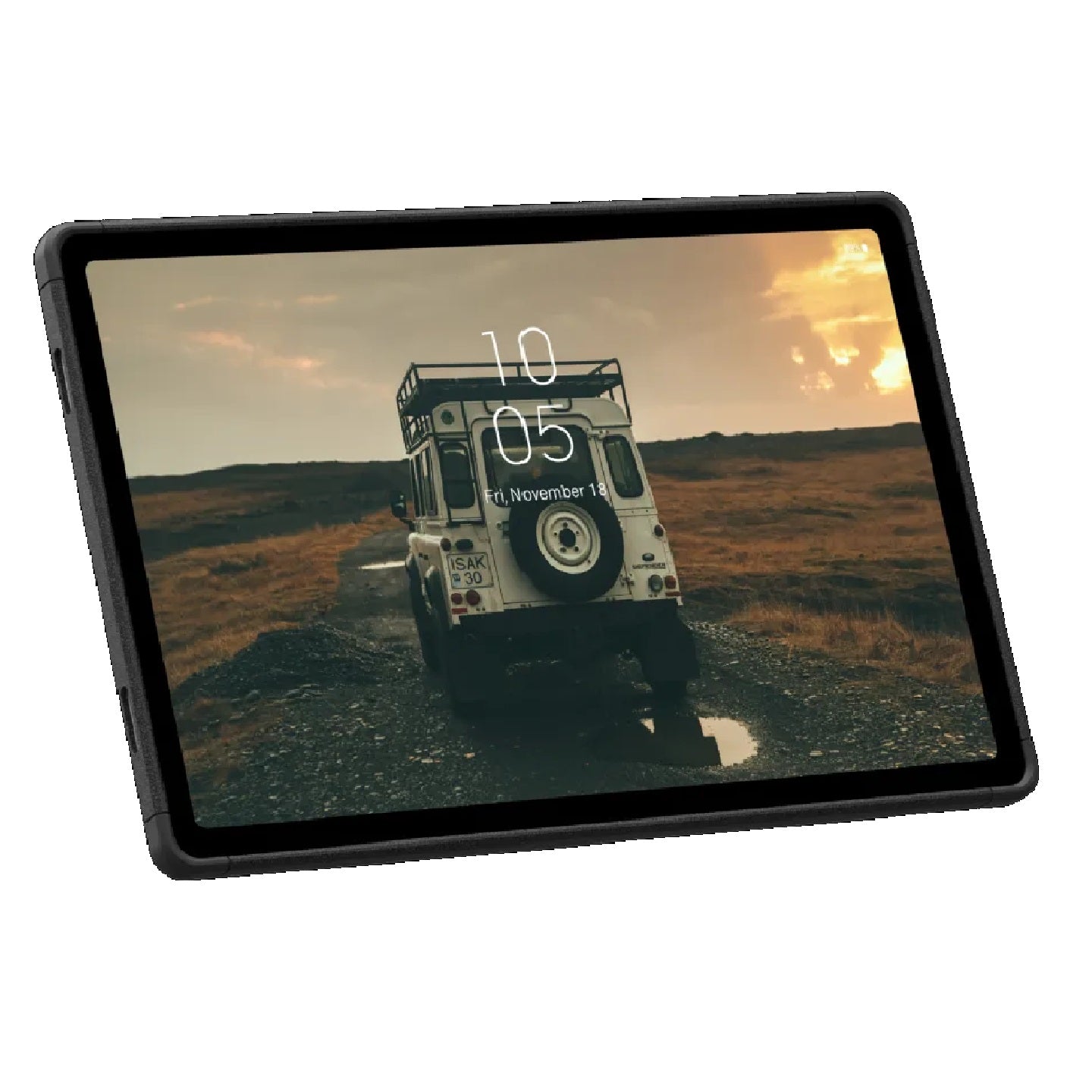 UAG Scout Samsung Galaxy Tab A9+ (11") with Kickstand & Handstrap Rugged Case - Black (224450114040), DROP+ Military Standard, 10 Years Warranty - Image 2