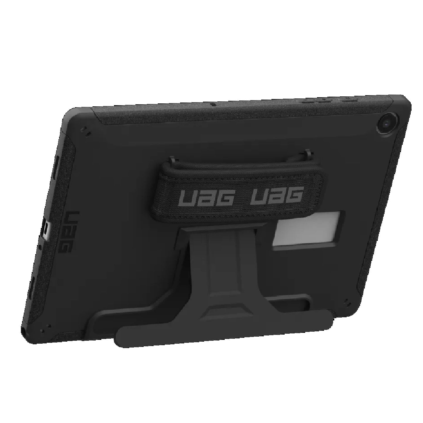 UAG Scout Samsung Galaxy Tab A9+ (11") with Kickstand & Handstrap Rugged Case - Black (224450114040), DROP+ Military Standard, 10 Years Warranty - Image 3