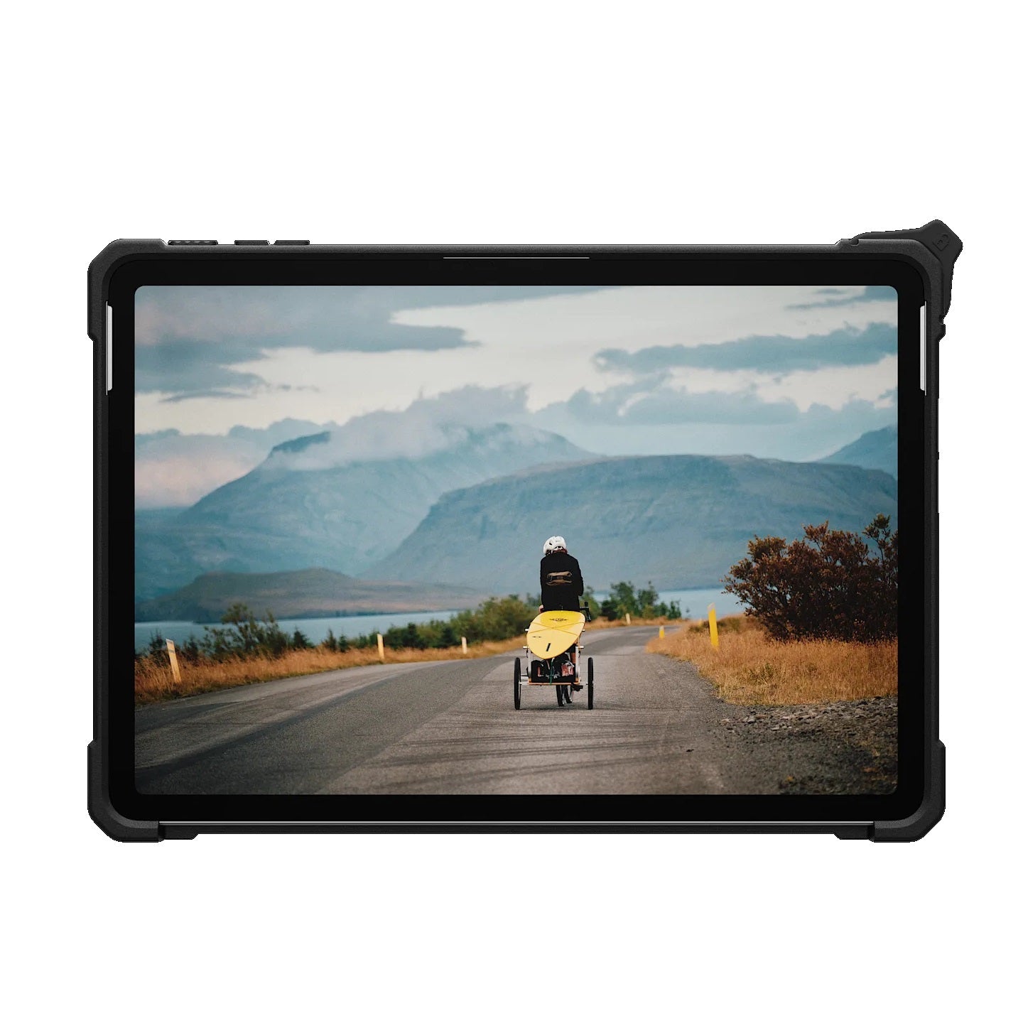 UAG Plasma Microsoft Surface Pro (12") (1st Edition) Hand & Shoulder Strap Rugged Case - Ice/Black (324023114340), 10 Years Warranty - Image 2