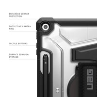 UAG Plasma Microsoft Surface Pro (12") (1st Edition) Hand & Shoulder Strap Rugged Case - Ice/Black (324023114340), 10 Years Warranty - Image 4