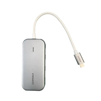 Pisen 6-in-1 Multi-Port USB-C Multi-functional Docking Station - Grey, 3x USB-A (3.0), 1x VGA, 1x HDMI, 1x RJ-45, 2 Years Warranty - Image 2