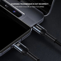 Pisen Braided USB-C to USB-C 100W PD Fast Charge Cable (1M) Black - Bend-Resistant, Samsung Galaxy,Apple iPhone,iPad,MacBook,Google,OPPO,Nokia,Laptop - Image 4