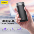 Pisen Pro 65W 20K (20000mAh) Laptop Power Bank (3 Port) + USB-C to USB-C Cable (50cm) - Black, 1x USB-C, 2x USB-A, Digital Display, 2 Years Warranty - Image 1