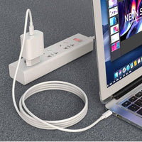 Pisen Mr White USB-C to USB-C PD 60W Cable (1M) White - 60W/3A, 2-in-1 Sync & Charge, SR bend-resistant,Reversible USB-C Connector, 2 Years Warranty - Image 2