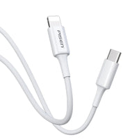 Pisen Mr White Lightning to USB-C PD Fast Charge Cable (2M) White - 3A, Support Data Sync, Durable, Easy to insert, Apple iPhone,iPad,MacBook - Image 5