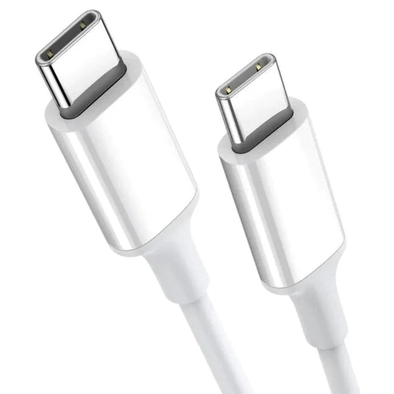 Pisen USB-C to USB-C 100W PD Cable (1M) White - Premium Quality, Fast Charge, 480Mbps, Durable,Samsung Galaxy,Apple iPhone,iPad,MacBook,Google,OPPO - Image 2