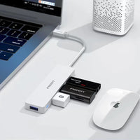 Pisen USB-C to 4xUSB-A 3.0 Charging HUB - TPE Flexible Wire, Light Indicator, Resistant to Pulling and Bending, More Durable, 2 Years Warranty - Image 2