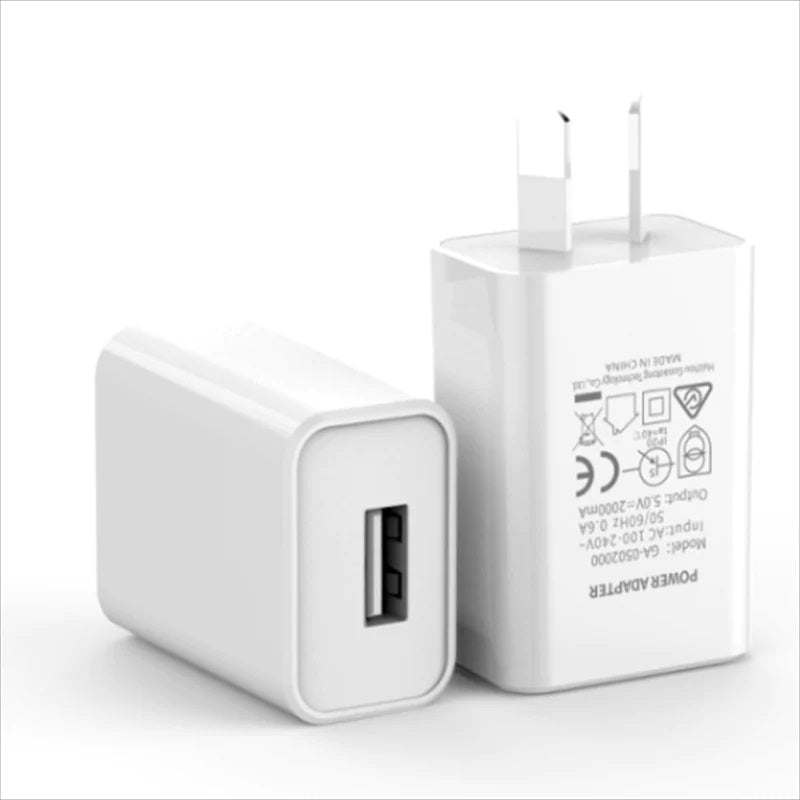 USP 10W USB-A Fast Wall Charger - White, Intelligent Chip, Smart Charging, Output Voltage DC5V/3A, Output Current 2A max, 5 Years Warranty - Image 3