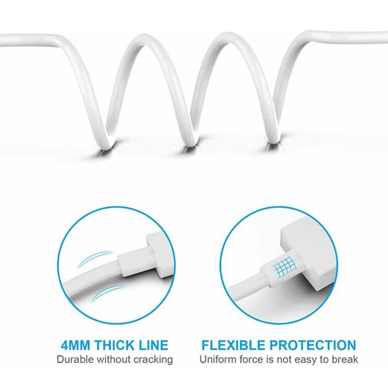 USP Lightning to USB-C Fast Charge Mini Cable (1M) White - Support 2.4A,480Mbps Transfer, Universal iOS Compatibility,  5 Years Warranty - Image 2