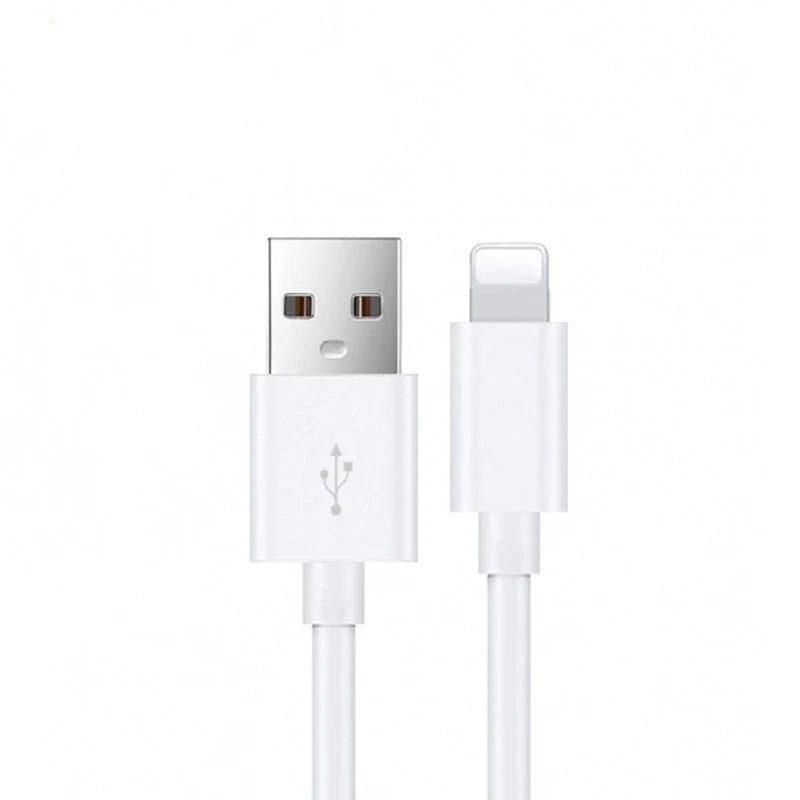 USP Lightning to USB-A Mini Cable (1M) White - Quick Charge & Connect, Fast Charge, Durable & Reliable, Apple iPhone/iPad/MacBook,5 Years Warranty