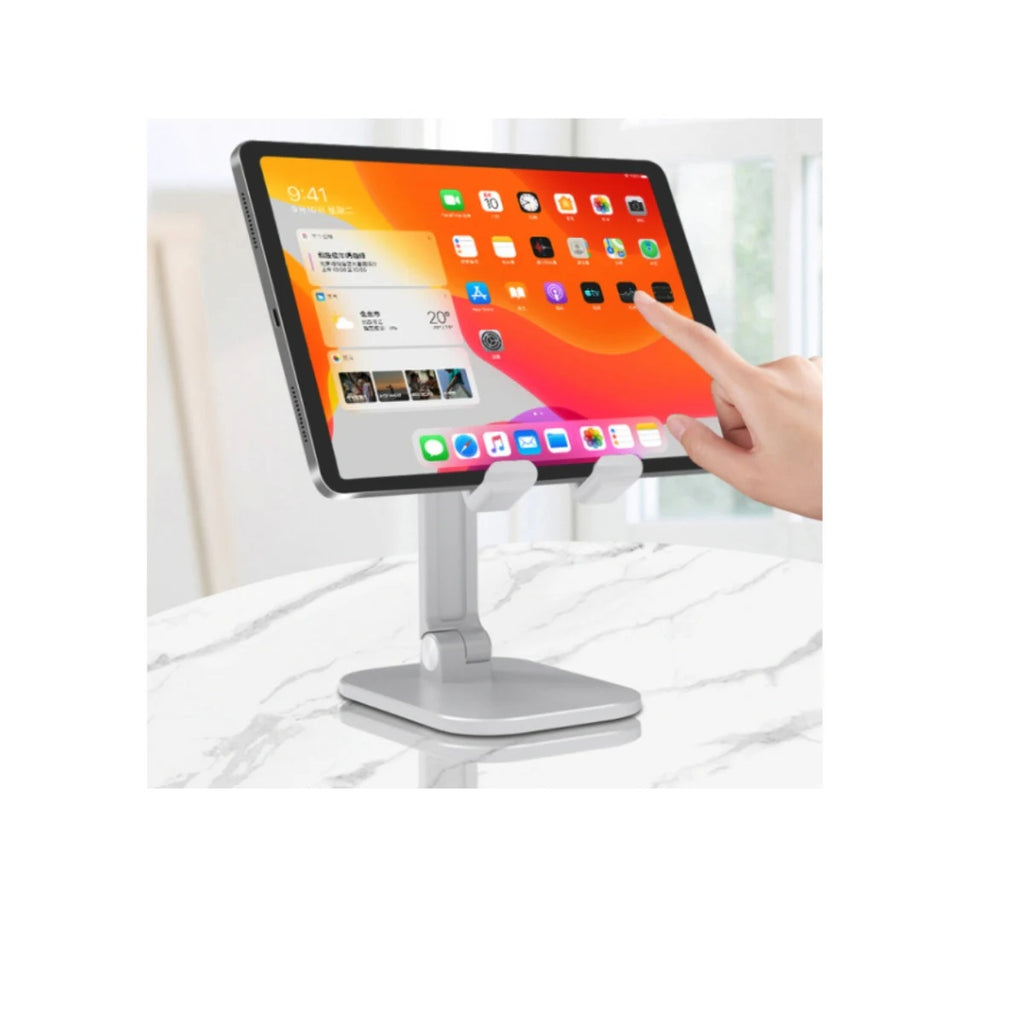 USP Phone/Desktop Stand/Holder for iPhone/iPad White - Foldable Phone Stand, Foldable Tablet Stand, 5 Years Warranty - Image 3