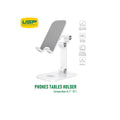 USP Phone/Desktop Stand/Holder for iPhone/iPad White - Foldable Phone Stand, Foldable Tablet Stand, 5 Years Warranty - Image 1
