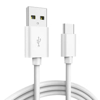 USP USB-C to USB-A Cable (2M) White - 3A, Durable, Fast Charge, High Quality, Samsung Galaxy, iPad, MacBook, Google, OPPO, Nokia, 5 Years Warranty - Image 2