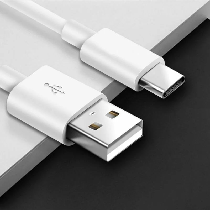 USP USB-C to USB-A Cable (2M) White - 3A, Durable, Fast Charge, High Quality, Samsung Galaxy, iPad, MacBook, Google, OPPO, Nokia, 5 Years Warranty - Image 4