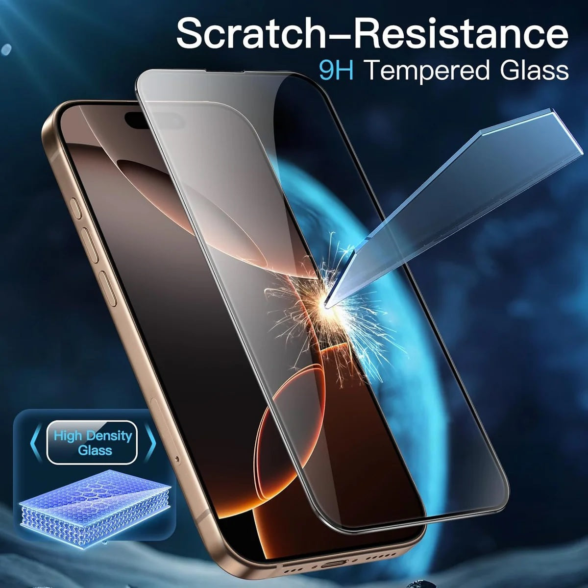 USP Apple iPhone 17e / iPhone 16e / iPhone 14 / iPhone 13 Pro / iPhone 13 (6.1") Armor Glass Full Cover Screen Protector (Pack of 8) - 5 Years Warrant - Image 3