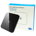 USP Universal Ultra Slim 15W Metal Wireless Charging Pad Black - Fast Charging, Superiority Safety, High Quality, Case Friendly, 5 Years Warranty - Image 1