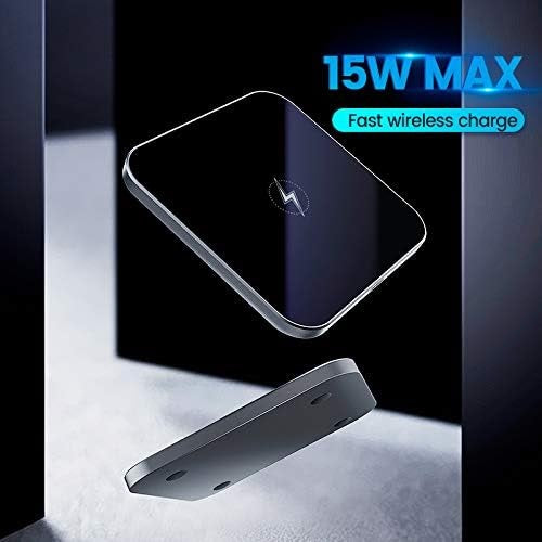 USP Universal Ultra Slim 15W Metal Wireless Charging Pad Black - Fast Charging, Superiority Safety, High Quality, Case Friendly, 5 Years Warranty - Image 3