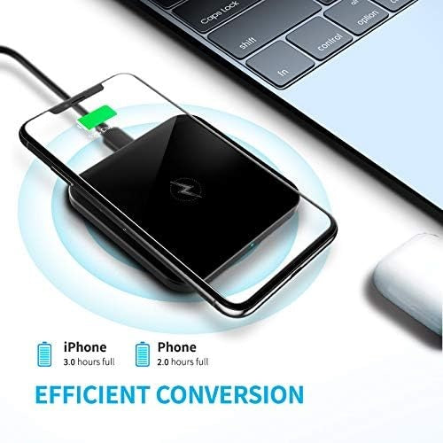 USP Universal Ultra Slim 15W Metal Wireless Charging Pad Black - Fast Charging, Superiority Safety, High Quality, Case Friendly, 5 Years Warranty - Image 4