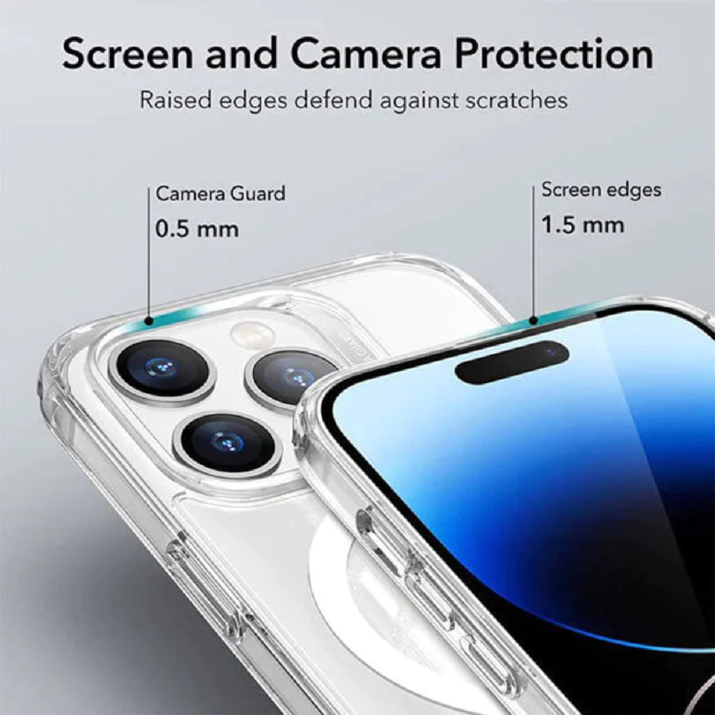 Phonix Apple iPhone 17e /  iPhone 16e / iPhone15 / iPhone 14 / iPhone 13 (6.1") Clear Rock Shockproof Case With MagSafe - Ultra-thin,10 Years Warranty - Image 3