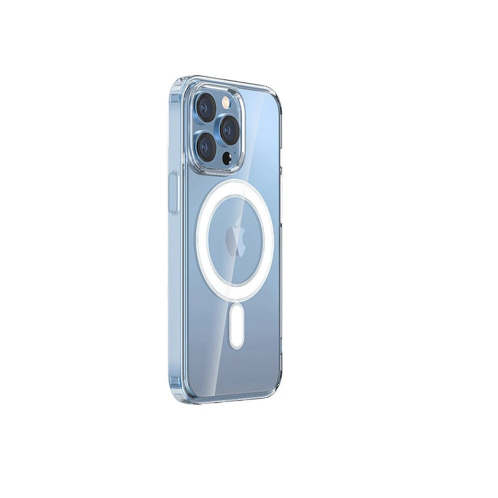 USP Apple iPhone 15 (6.1") Clear Case with MagSafe - Built-in magnets, Scratch Resistant, Crystal Clear,Shockproof, 5 Years Warranty - Image 2