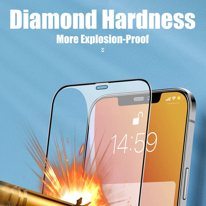 USP Apple iPhone 15 Pro Max (6.7") Armor Glass Full Cover Screen Protector - Impact-Resistant, Smooth Edges,5 Years Warranty - Image 3