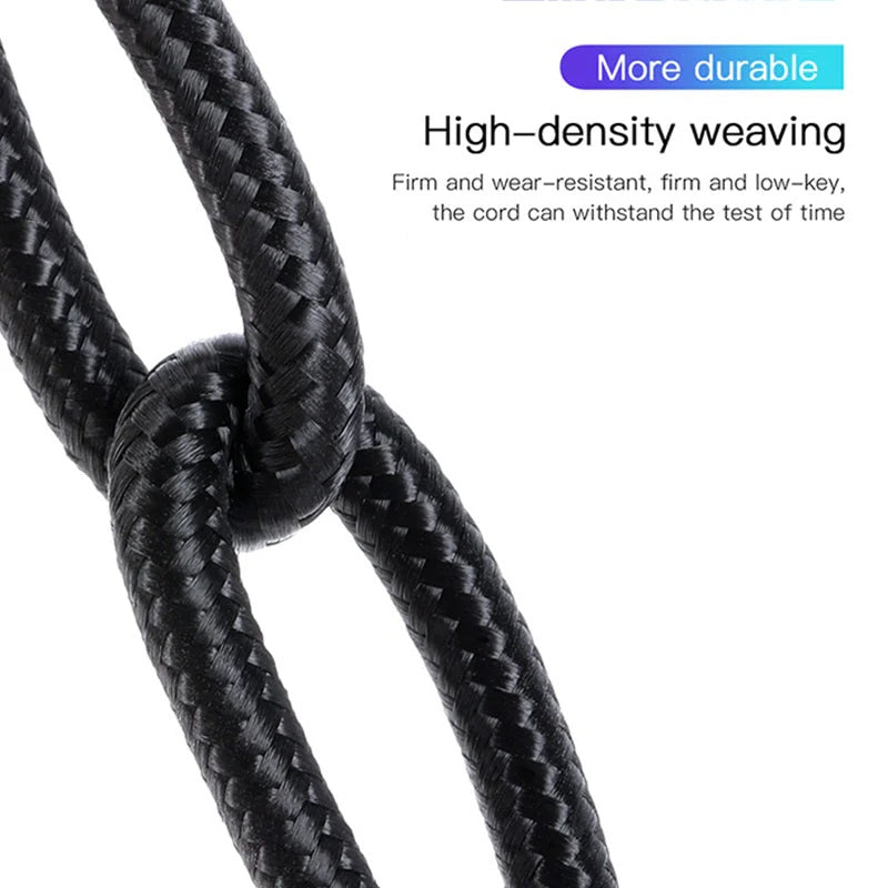 USP BoostUp Braided USB-C to USB-C Cable (0.2M) Black-3A/60W, Fast & Safe Charge,Samsung Galaxy,Apple iPhone,iPad,MacBook,Google,OPPO,5 Years Warranty - Image 4
