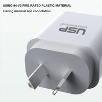 USP 20W USB-C PD Fast Wall Charger - White, Fast Charging, Safety Certified, Universally Compatible, Lightweight and Portable, 5 Years Warranty - Image 4