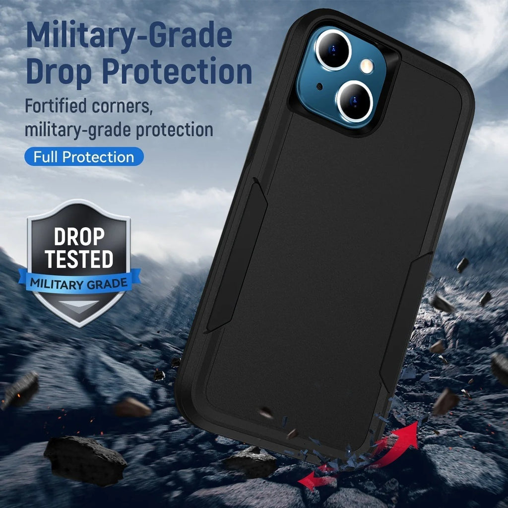 USP Rugged Apple iPhone 16 (6.1") Armor Case Black - Military-Grade, Multi layers, No-Slip, Sleek, Ultimate Protection, 5 Years Warranty - Image 3