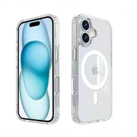 USP Apple iPhone 16 (6.1") Clear Rock Shockproof Case with MagSafe - Ultra-thin, Lightweight, Non-slip, Crystal Clear, 5 Years Warranty - Image 2