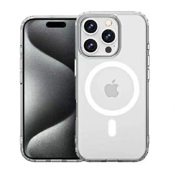 USP Apple iPhone 16 Pro (6.3") Clear Rock Shockproof Case with MagSafe - Ultra-thin, Lightweight, Non-slip, Crystal Clear, 5 Years Warranty