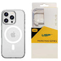 USP Apple iPhone 16 Pro (6.3") Clear Rock Shockproof Case with MagSafe - Ultra-thin, Lightweight, Non-slip, Crystal Clear, 5 Years Warranty - Image 1
