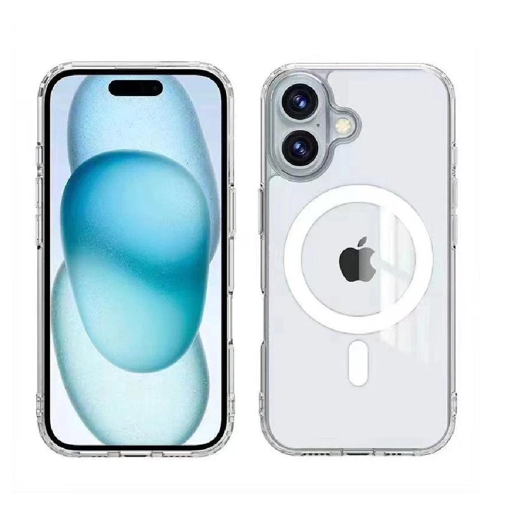USP Apple iPhone 16 Plus (6.7") Clear Rock Shockproof Case with MagSafe - Ultra-thin, Lightweight, Non-slip, Crystal Clear, 5 Years Warranty - Image 2
